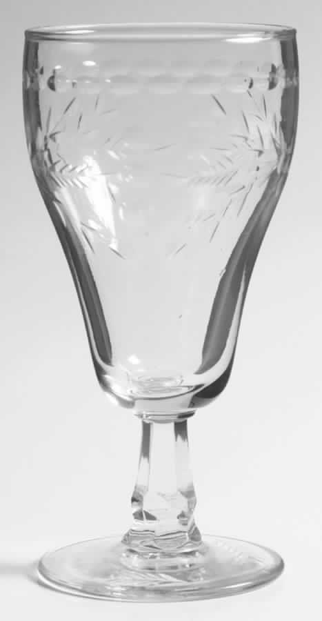 6400-3 Water Goblet by Libbey Glass Company-1