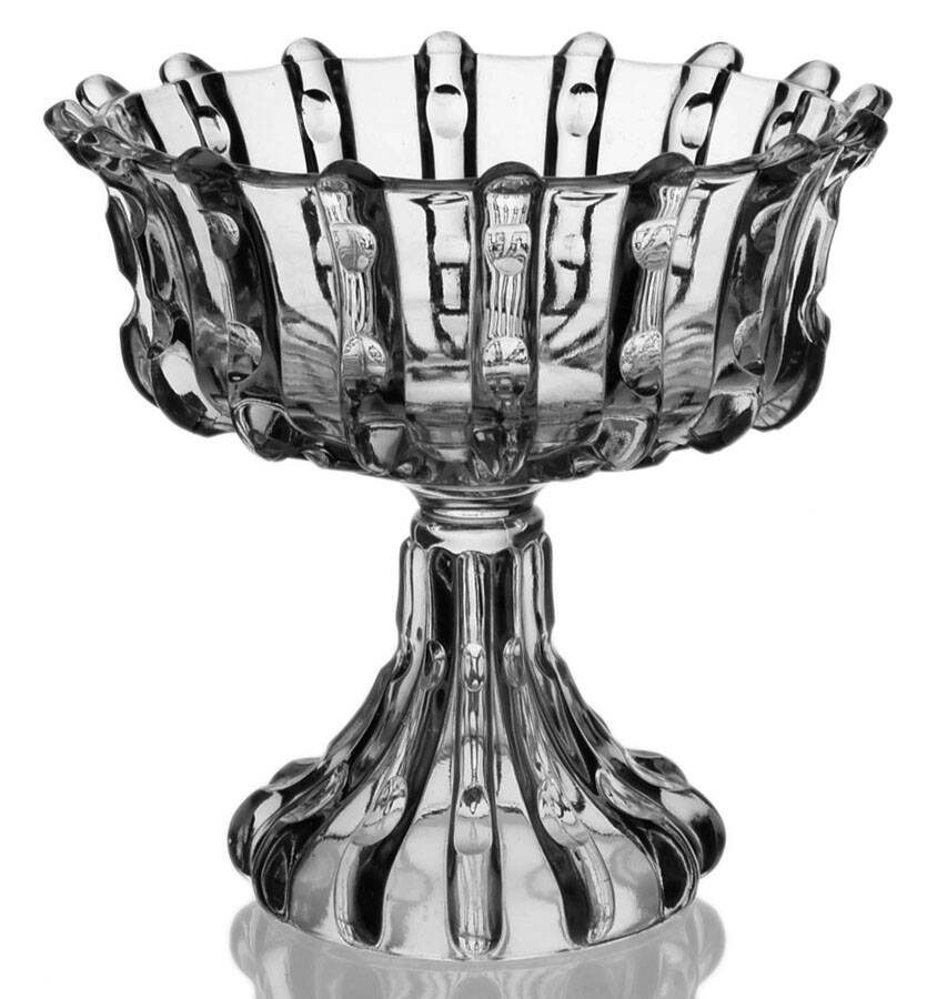 Broken Column Clear 6" Height Open Compote by US Glass-1