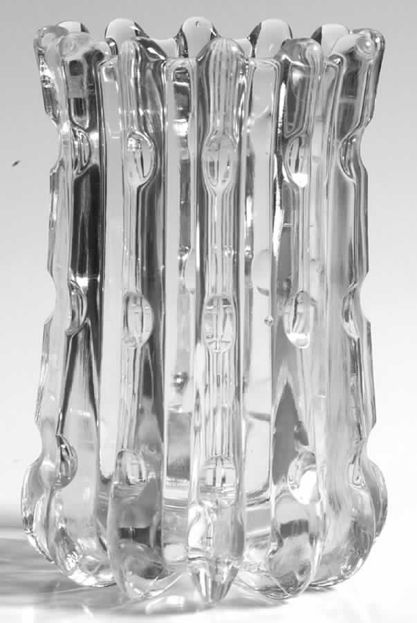 Broken Column Clear Celery Vase by US Glass-1