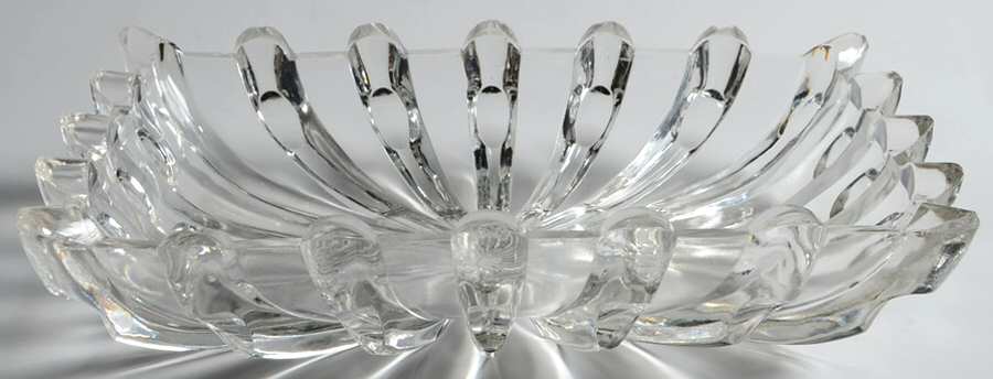 Broken Column Clear 9" Rectangular Relish by US Glass-1