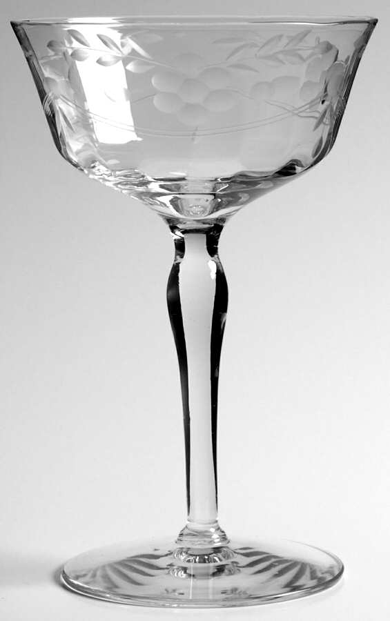 UNK1417 Champagne/Tall Sherbet by Unknown Manufacturer-1