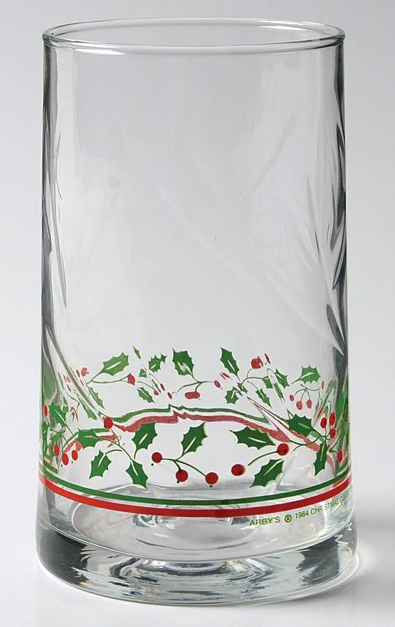 Christmas Collection Flat Iced Tea by Arby's Glassware-1