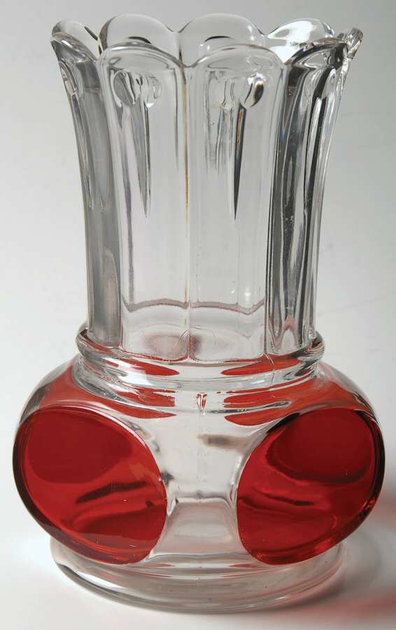 Nail Ruby Flash Celery Vase by US Glass-1