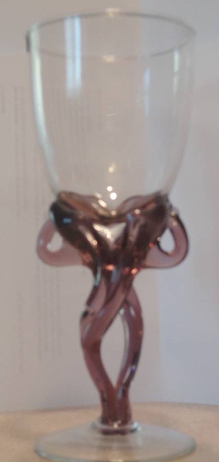 AC21 (Various color stems) Water Goblet by Alicja Crystal-1