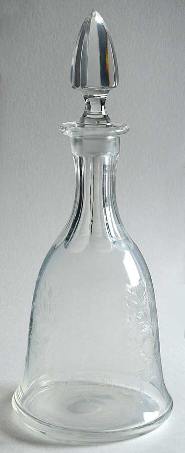 UNK1516 Decanter & Stopper by Unknown Manufacturer-1