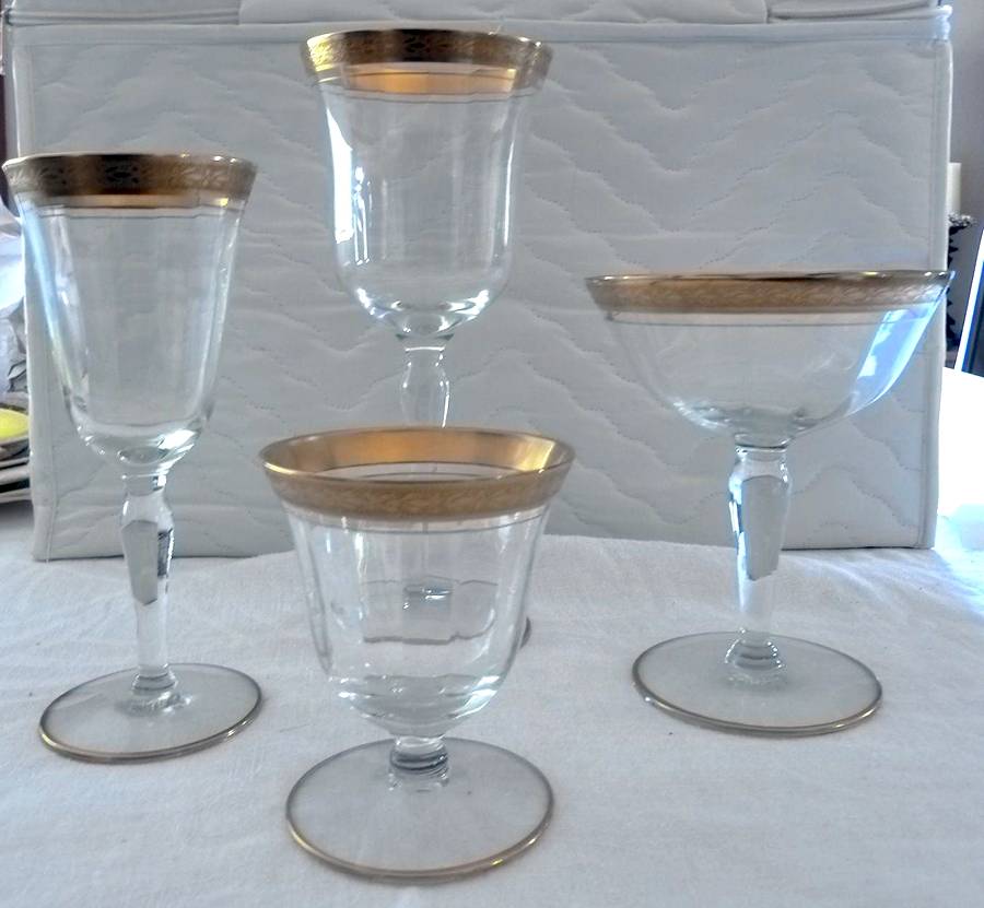 UNK1526 Tall Water Goblet by Unknown Manufacturer-1