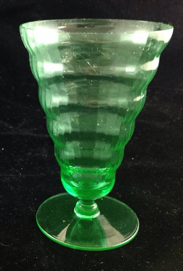 Cambodia Aqua Green Footed Tumbler by Utility Glass-1