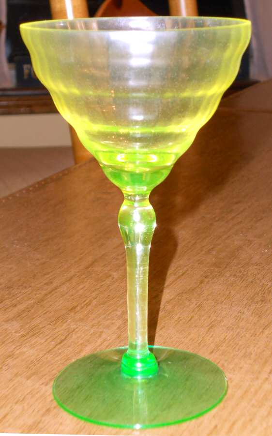 Mandalay Dine Vaseline and Green Liquor Cocktail by Utility Glass-1