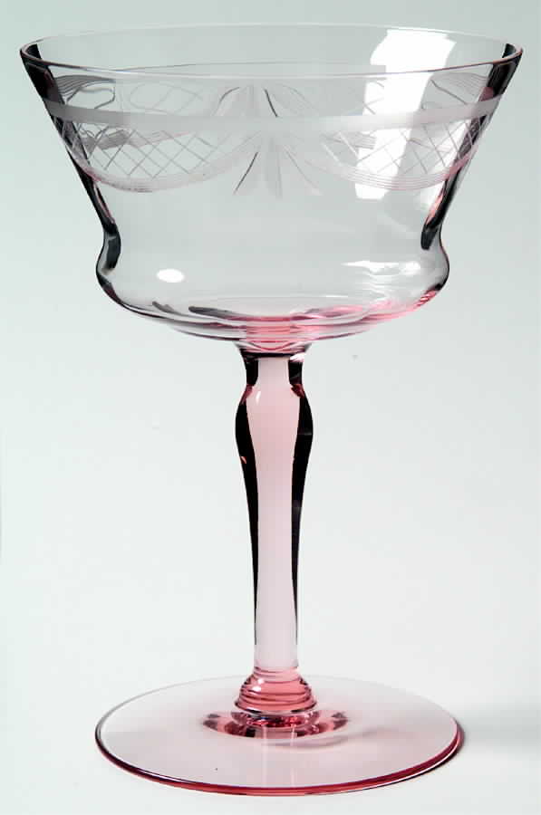 UNK1576 Pink Champagne/Tall Sherbet by Unknown Manufacturer-1