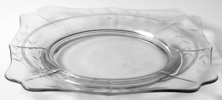 UNK458 Clear 7" Salad Plate by Unknown Manufacturer-1