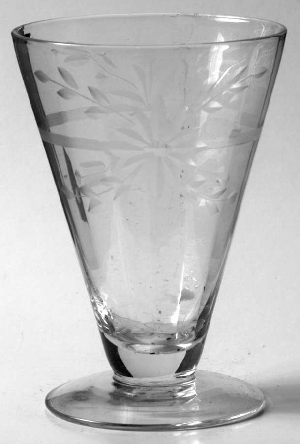 UNK458 Clear Oyster or Fruit Cocktail by Unknown Manufacturer-1