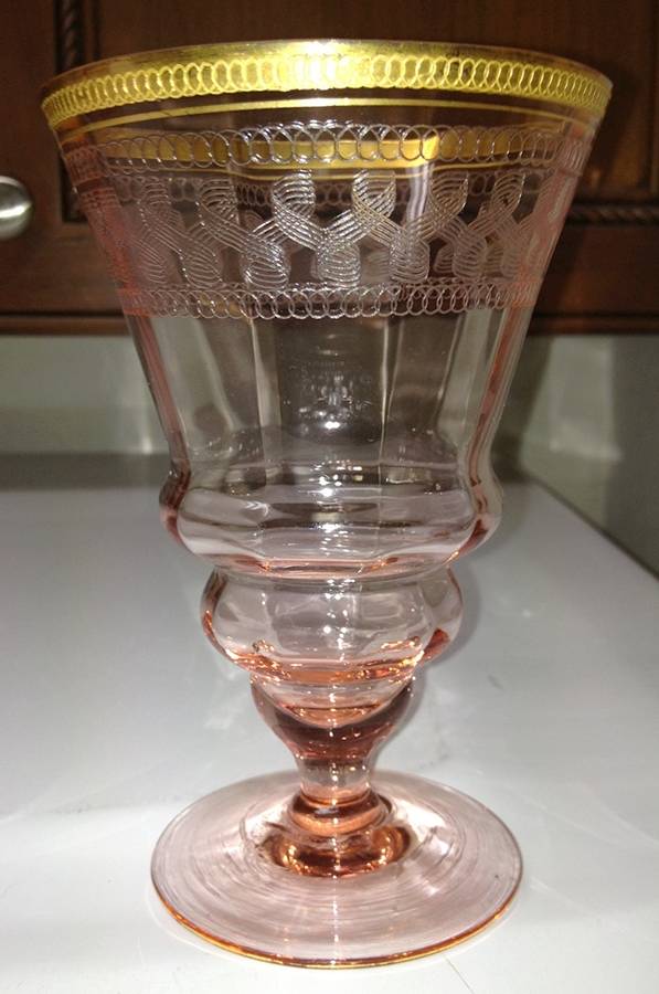 UNK1678 Footed Tumbler by Unknown Manufacturer-1