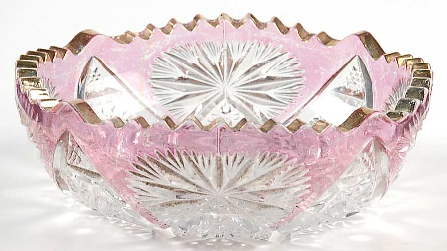 U.S. Regal Ruby Flash Small Fruit Dessert Bowl by US Glass-1
