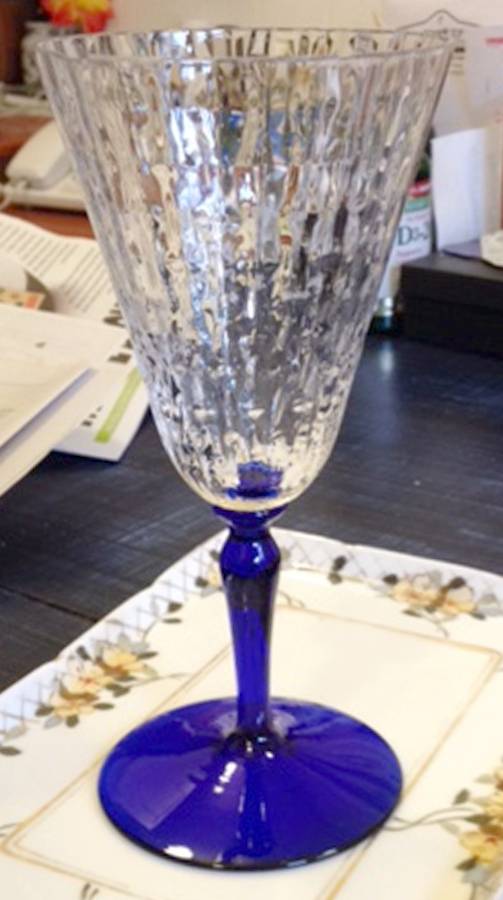 BRY28 Cobalt Blue Water Goblet by Bryce-1