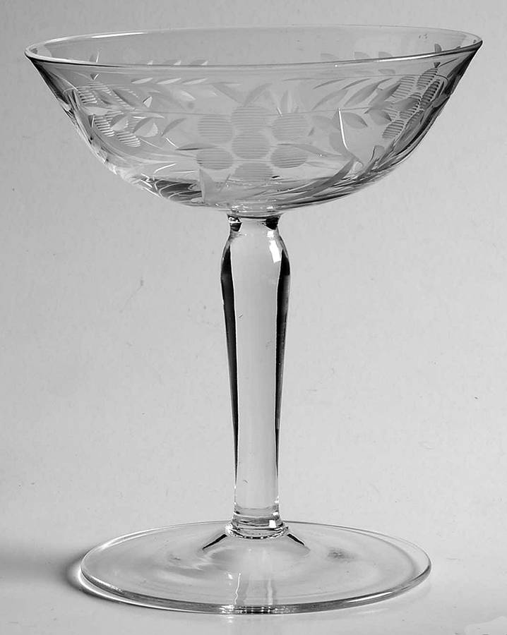 Unk1752 Champagne/Tall Sherbet by Unknown Manufacturer-1