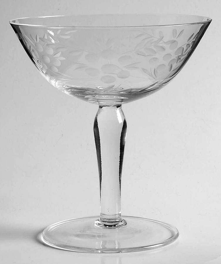 Unk1752 Champagne/Tall Sherbet by Unknown Manufacturer-1