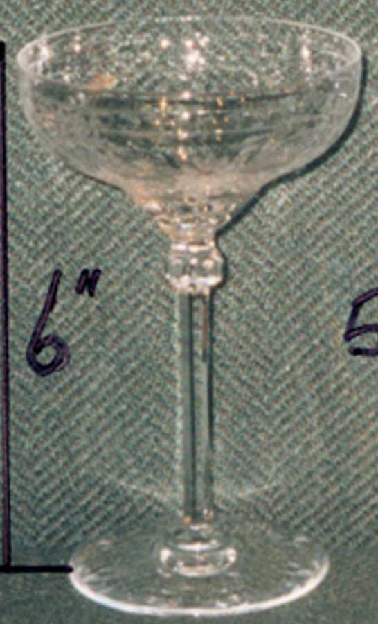Unk1755 Champagne/Tall Sherbet by Unknown Manufacturer-1