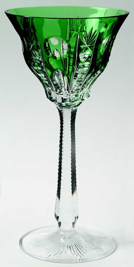 UNK1815 Green Water Goblet by Unknown Manufacturer-1