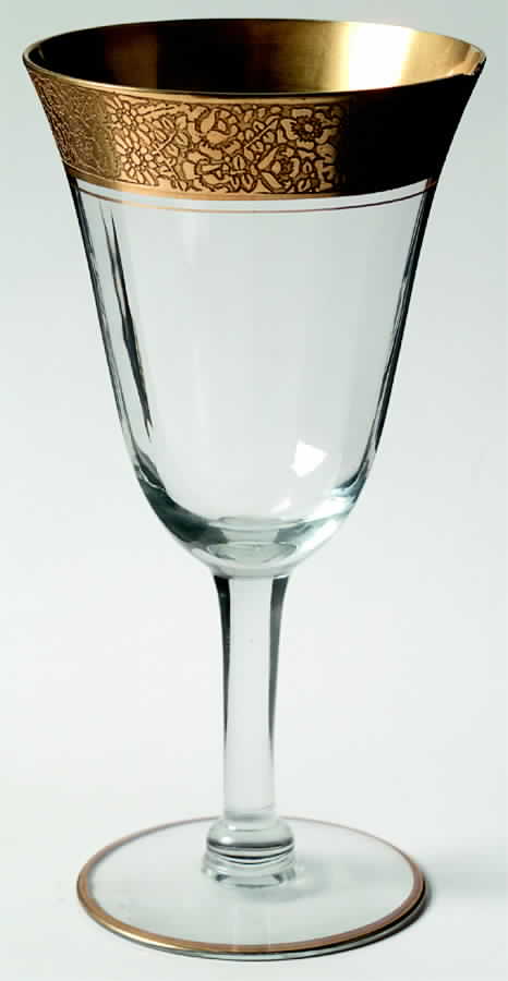 UNK1816 Clear Water Goblet by Unknown Manufacturer-1