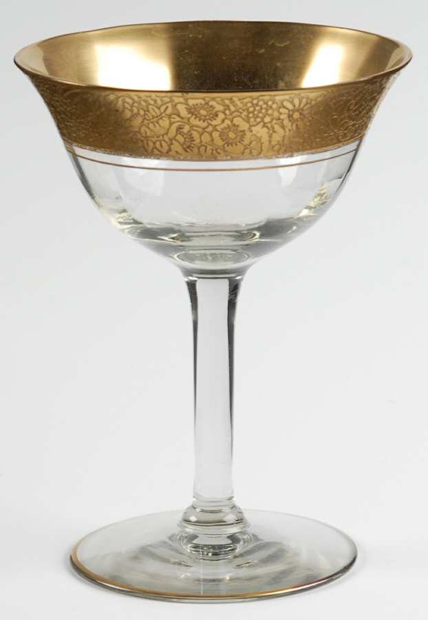 UNK1816 Clear Champagne/Tall Sherbet by Unknown Manufacturer-1