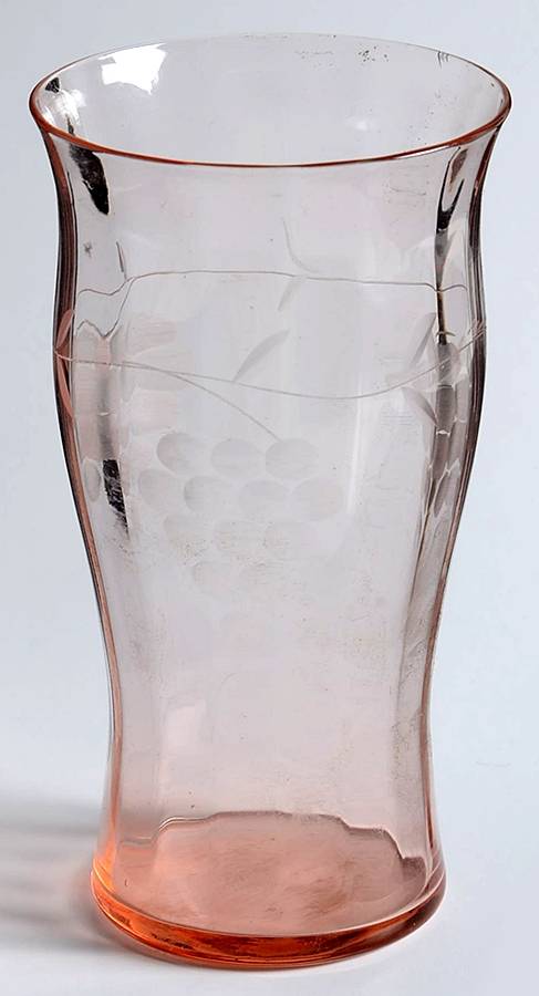 UNK1867 Pink 8 Oz Flat Tumbler by Unknown Manufacturer-1