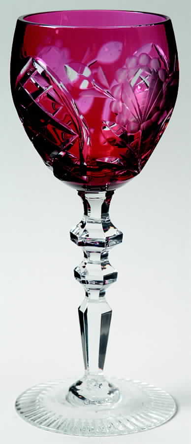 UNK1922 Ruby Water Goblet by Unknown Manufacturer-1