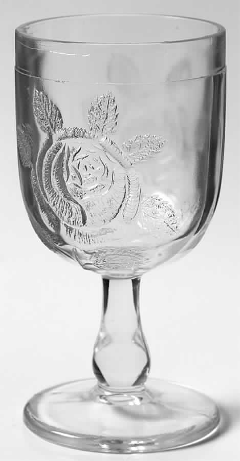 Rose Of Sharon Water Goblet by Unknown Manufacturer-1