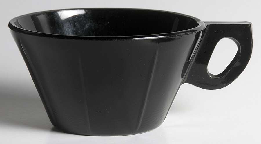 Scroll Black Cup Only by US Glass-1