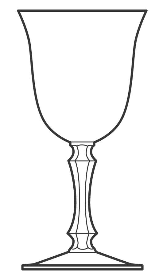 UNK1999 Water Goblet by Unknown Manufacturer-1
