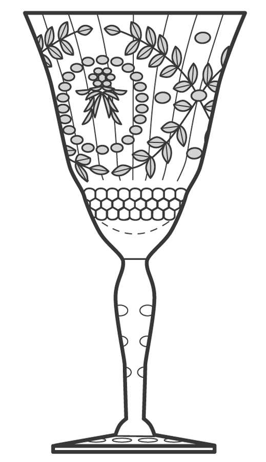 UNK2047 Water Goblet by Unknown Manufacturer-1