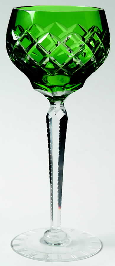 UNK2051 Green Water Goblet by Unknown Manufacturer-1