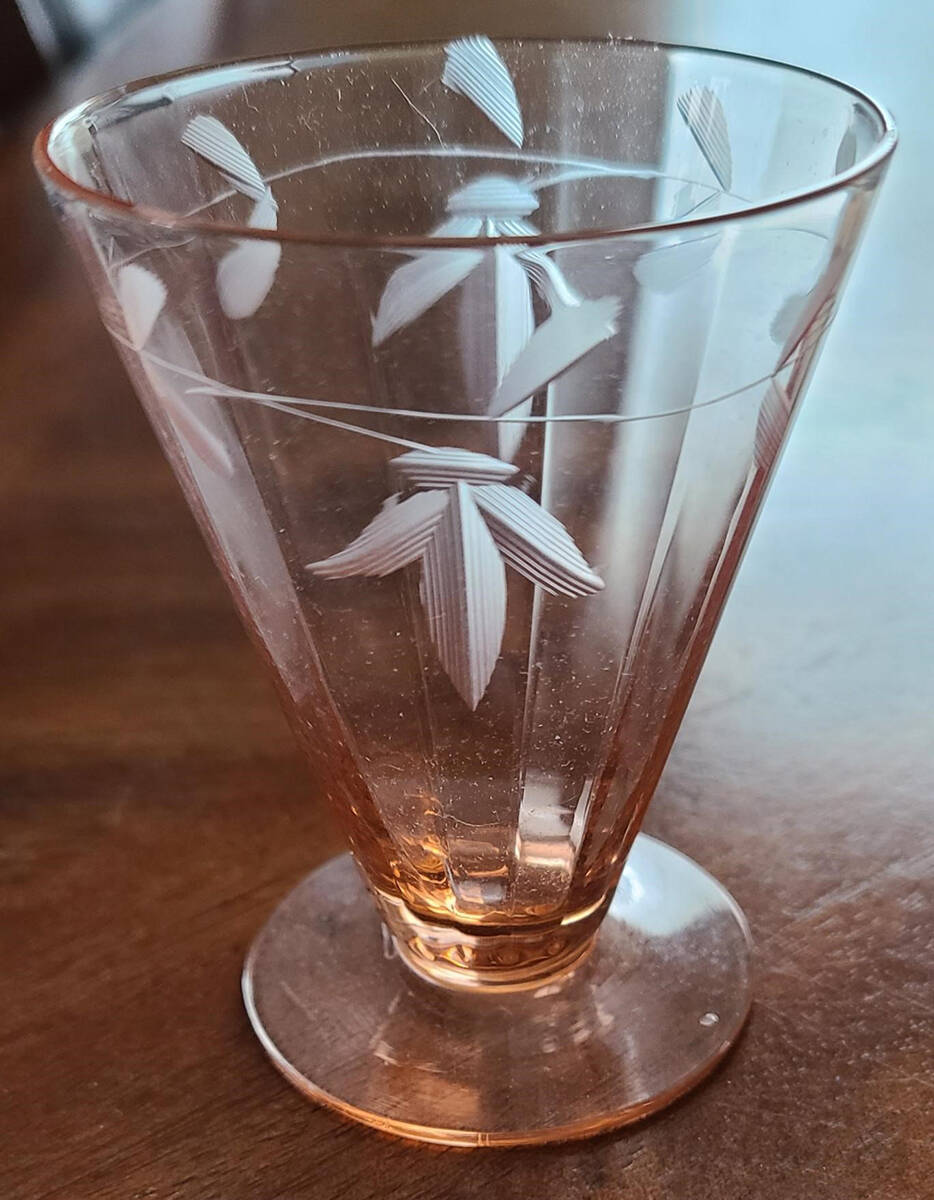 UNK2058 Pink Footed Tumbler by Unknown Manufacturer-1