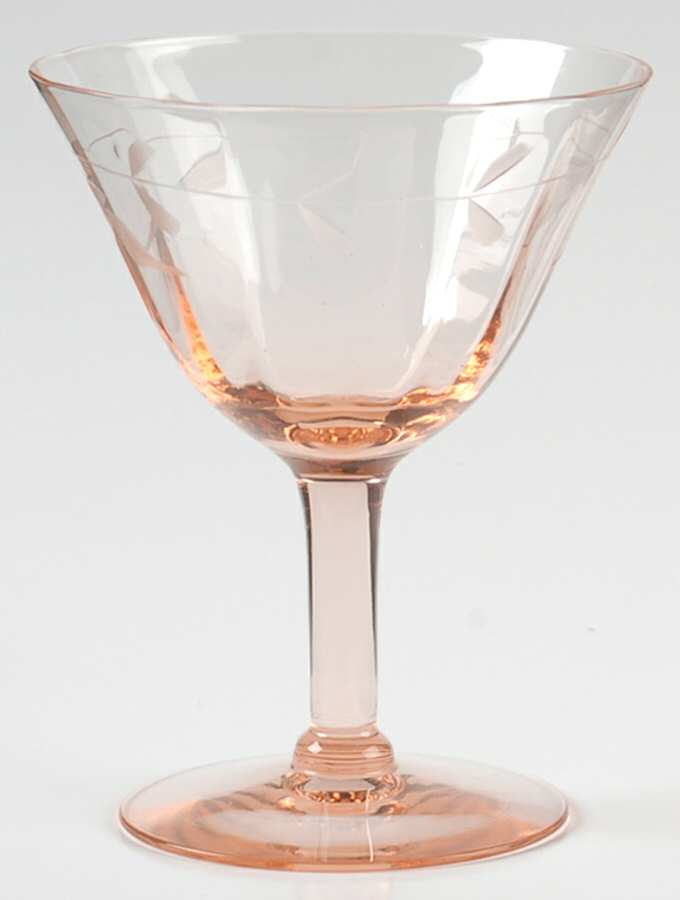 UNK2058 Pink Champagne/Tall Sherbet by Unknown Manufacturer-1