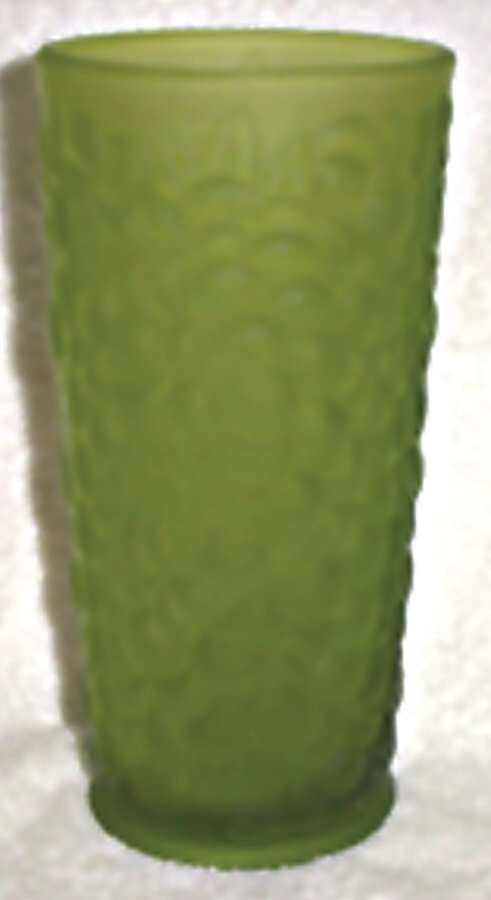 UNK2079 Green Highball Glass by Unknown Manufacturer-1