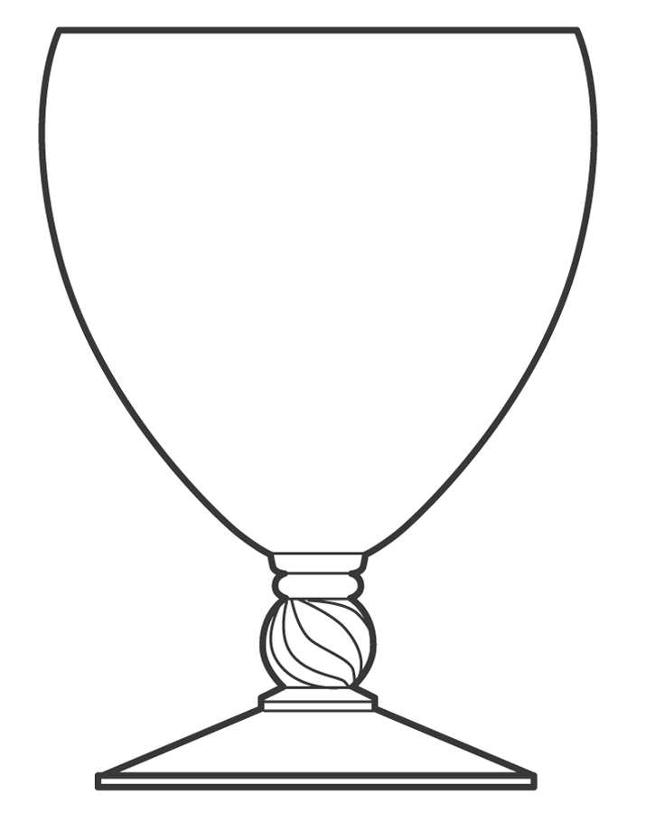 UNK2107 Water Goblet by Unknown Manufacturer-1