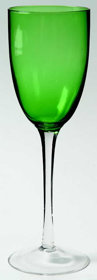 UNK2115 Green Wine Glass by Unknown Manufacturer-1