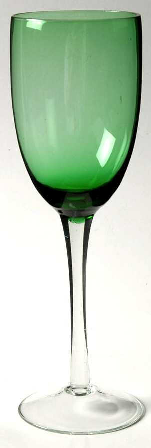 UNK2115 Green Water Goblet by Unknown Manufacturer-1