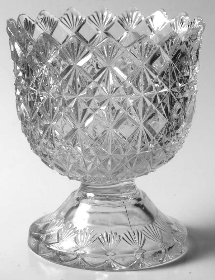 Fine Cut and Block Clear Open Sugar by US Glass-1