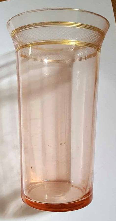 UNK2130 Pink Flat Tumbler by Unknown Manufacturer-1
