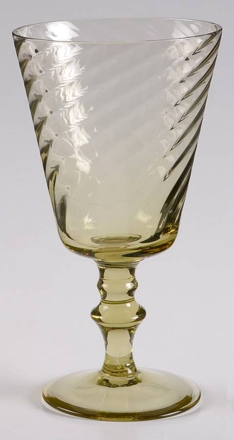 UNK2173 Smoke Green Water Goblet by Unknown Manufacturer-1
