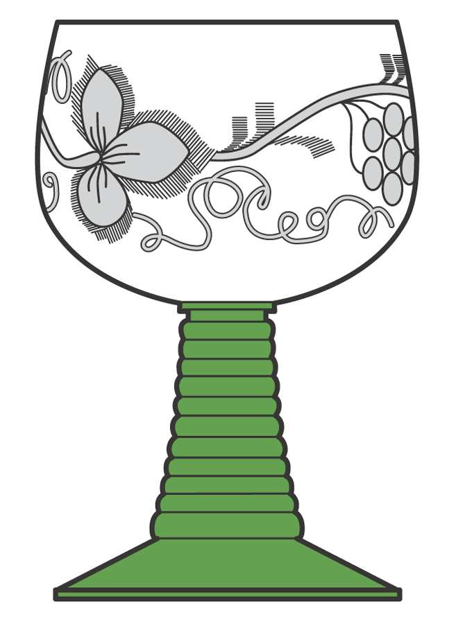 UNK2224 Water Goblet by Unknown Manufacturer-1