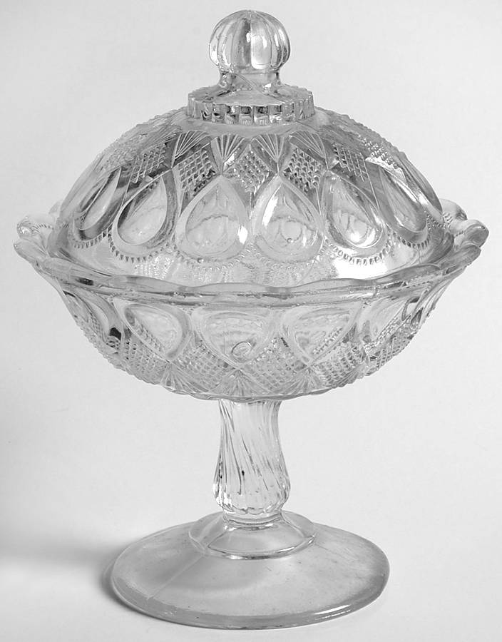 Maryland 6" Compote & Lid by US Glass-1