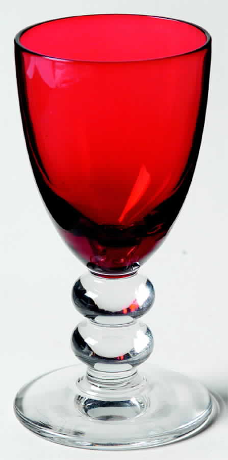 UNK2288 Ruby Wine Glass by Unknown Manufacturer-1