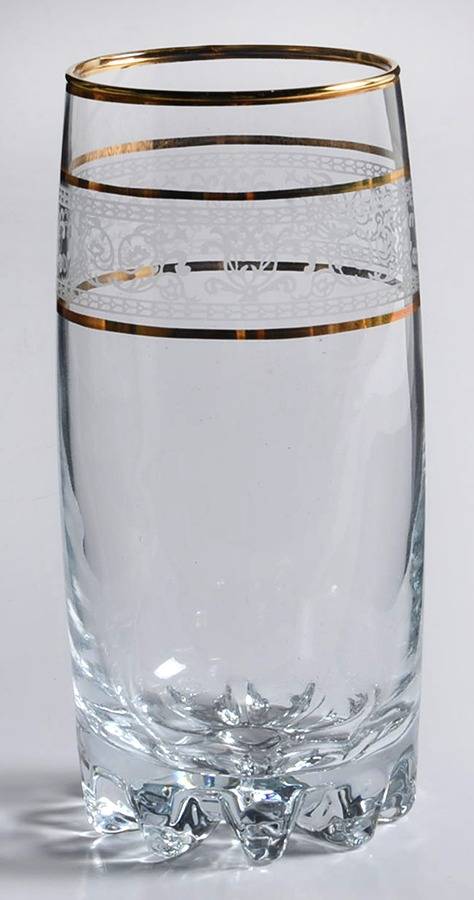 Paloma Gold Highball Glass by Unknown Manufacturer-1