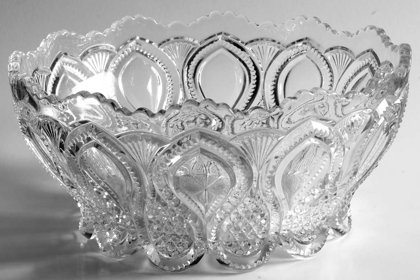 New Jersey Clear Round Bowl by US Glass-1
