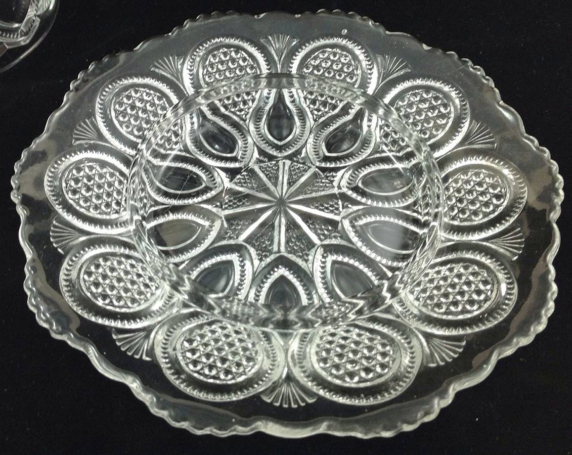 New Jersey Clear Butter Dish Round No Lid by US Glass-1