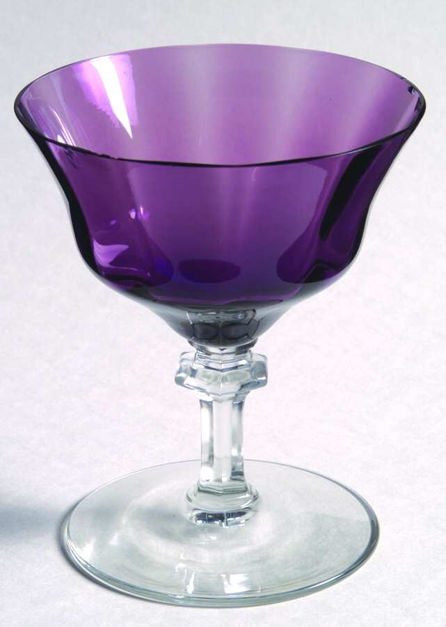 UNK2426 Amethyst Low Sherbet by Unknown Manufacturer-1