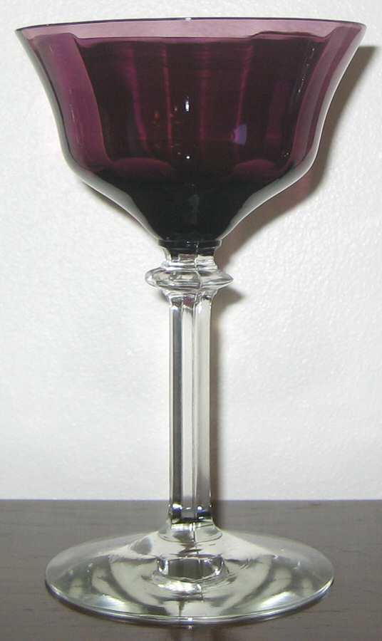 UNK2426 Amethyst Champagne/Tall Sherbet by Unknown Manufacturer-1