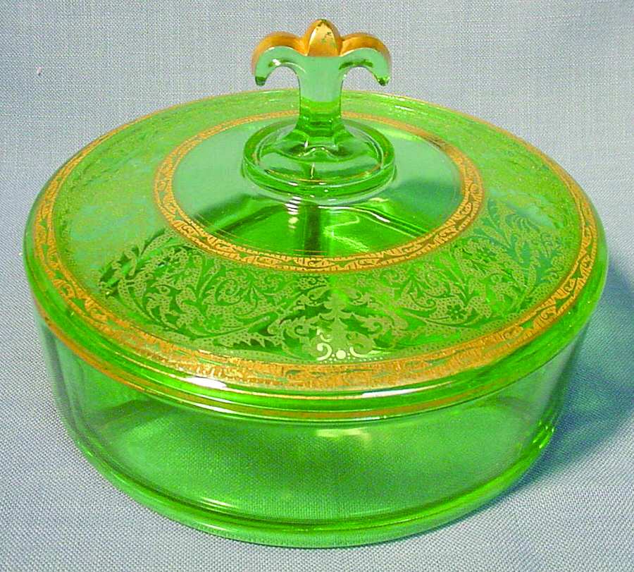 UNK2494 Candy Dish & Lid by Unknown Manufacturer-1