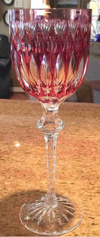 UNK2613 Ruby Water Goblet by Unknown Manufacturer-1